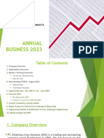 ANNUAL BUSINESS AFTERMARKET DEPT. Y2023 and Opportunity Y2024