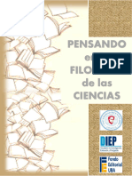 Libro Colectivo PENSANDO en LA FILOSOFÍA de LAS CIENCIAS Serie Ensayos de Investigación Vol 8 Nro 7 2022. Publicación