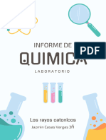 Documento A4 Portada de Proyecto de Ciencia Ilustrativo Azul y Amarillo