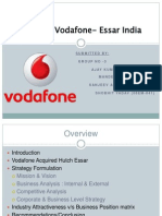 Analysis of Vodafone Essar India