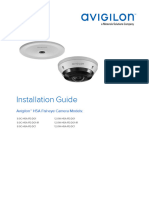 Avigilon H5a Fisheye Dome Installation Guide en Rev1