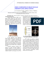 Polymer Matrix Composites in High Voltage Transmission Line Applications