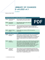 LEED v5 Summary of Changes LEED v4 LEED v41 BDC