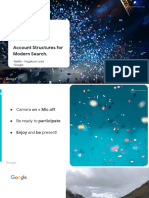 Account Structures For Modern Search