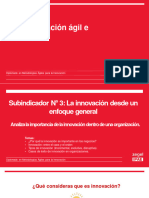 Subindicador 3 - Transformación Ágil e Innovación