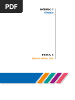 OW1 - M07. Tema 5 - Hojas de Cálculo