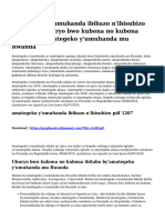 Amategeko Y'umuhanda Ibibazo N'ibisubizo PDF 1207: Uburyo Bwo Kubona No Kubona Ibitabo By'amategeko Y'umuhanda Mu Rwanda