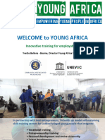 2017-02-15 Young Africa Skills Training Model PPT at ECSA Conf. 2017