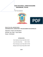 Informe de Lab. Quimica