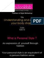 Understanding and Dressing Your Body Shape: Fashion & Style Workshop Title