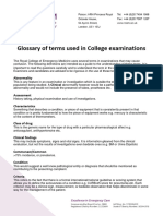 RCEM SBA Exam Glossary 2023 v1