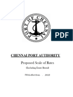 Chennai Port Rates