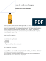 Produtos para Tratar A Ferrugem