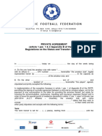 14.Ιδιωτικό συμφωνητικό συνεργασίας ερασιτεχνικού σωματείου με αλλοδαπό ποδοσφαιριστή (ENG)