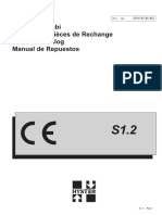 S1.2 Parts Manual Elenco Ricambi Manuel Des Pièces de Rechange Ersatzteilkatalog Manual de Repuestos