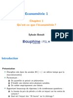 Chap 1 Économétrie Dauphine