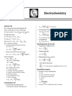 Electrochemistry Short Notes