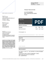 France Publications Votre Abonnement: Total TTC