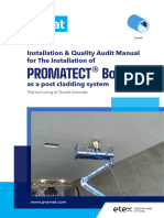 PROMATECT Boards Installation Manual (Post Cladding System) - Global - Rev2 - 07.11.2022