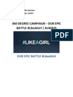 The Like A Girl Advertising Campaign by Procter & Gamble's F