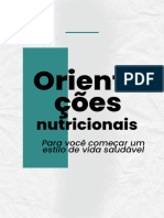 Orientações Nutricionais