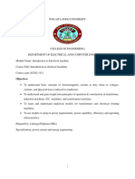 Introduction To ElectricalMachine