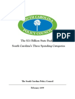 The $21 Billion State Budget: South Carolina's Three Spending Categories