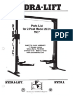 Hydralift Model 29, 31 Parts