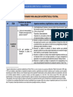 Cuestionario de Análisis Espectáculo Completo