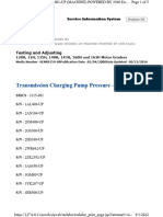 140H DAWI Transmission Charging Pump Pressure - Test