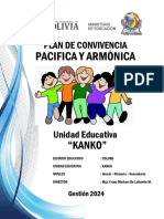 Plan de Convivencia Pacifica y Armomica Ue Kanko