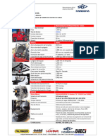 Ficha Técnica - Montacargas Hangcha, Motor Diésel Xinchai-Turbo, Cabina Cerrada, 5TN