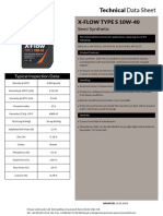 Technical Data Sheet X Flow Type S 10w 40