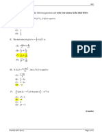 Practice Set 3 Answers