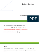 Semana 3 Sesión 1 y 2 Determinantes