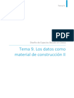 Tema 9. Los Datos Como Material de Construcción Ii