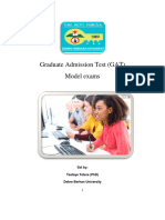 Gat Model Exams 361094