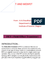 Jfet and Mosfet Slides