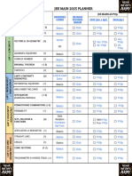 Jee 2025 Planner