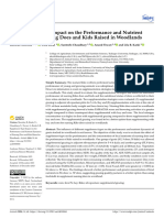 Supplement Type Impact On The Performance and Nutr