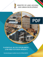 National Slum Upgrading and Prevention Policy