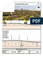 Pipe Line Lifting Load Distribution