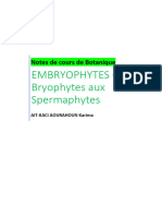 Les Embryophytes