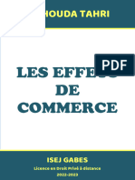 Les Effets de Commerce - Houda Tahri