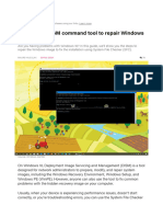 How To Use DISM Command Tool To Repair Windows 10 Image