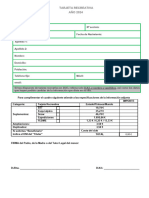 Tarjeta Recreativa 2024