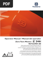 Manual de Usuario HUSQVARNA Z246i