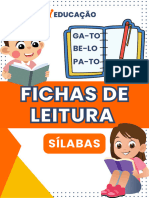 Fichas de Leitura Silabas Simples