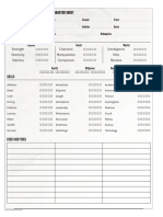 Hunter-The Reckoning Sheets