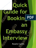 Quick Guide For Booking Embassy Interview